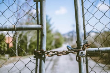 locks on fence